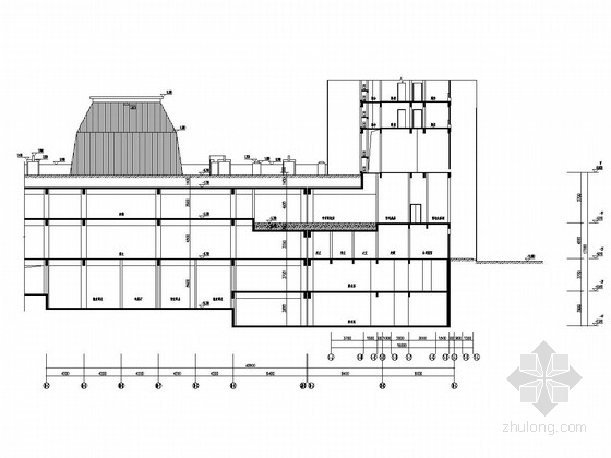 四层地下室建筑施工图资料下载-附建式地下四层地下室建筑结构全套图