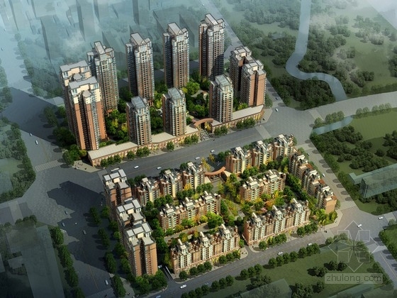 高档住宅小区设计方案资料下载-[四川]城市新区高档住宅区规划及单体建筑设计方案文本（含CAD）