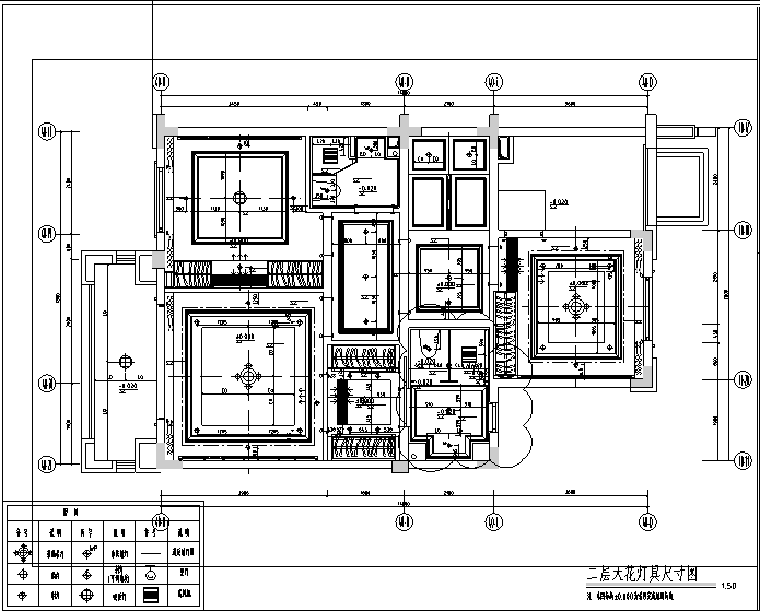 衣柜剖面图cad资料下载-[四川]法式新贵浪漫奢华别墅设计施工图（附效果图+材料表）