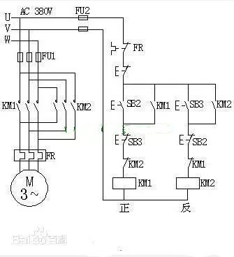 正反转电气图资料下载-电动机正反转怎样接线