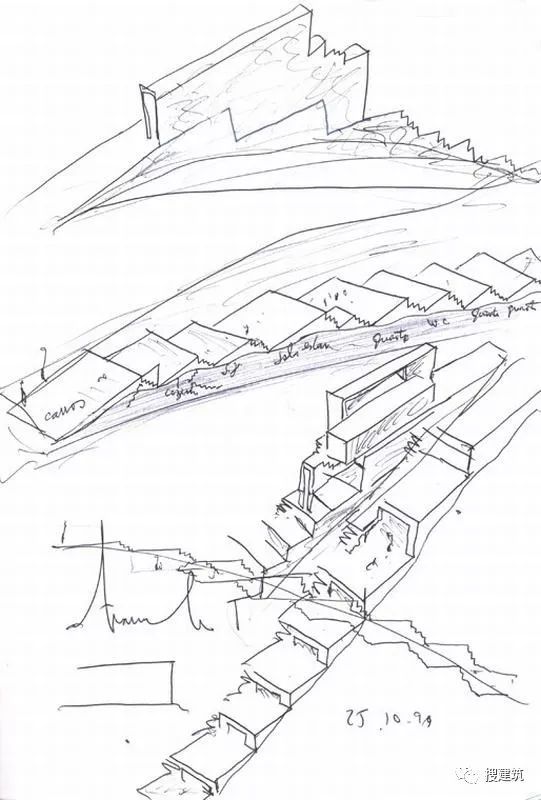 100幅建筑师的草图，手绘更好的表达构思！！_34