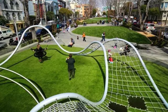 旧金山南公园改造景观— 一个灵活而又能互动的空间！_29