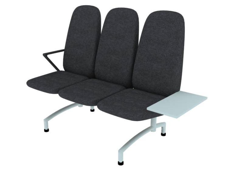 3d室内休闲座椅模型资料下载-公共座椅3D模型下载