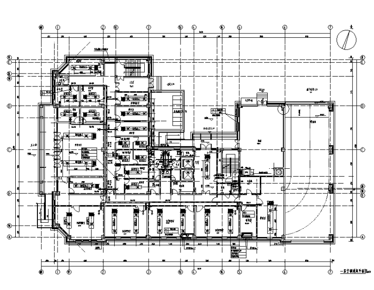 施工图设计说明屋顶资料下载-上海办公大楼暖通设计施工图