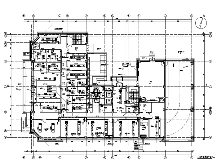 建筑暖通施工图办公楼资料下载-上海办公大楼暖通设计施工图