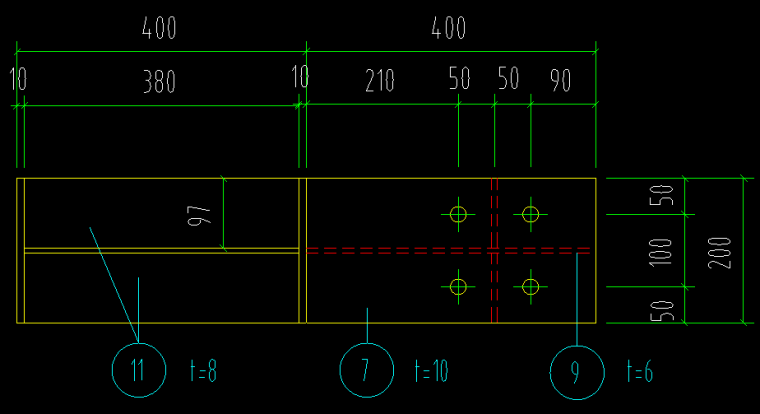 远达增加钢结构工程CAD_2