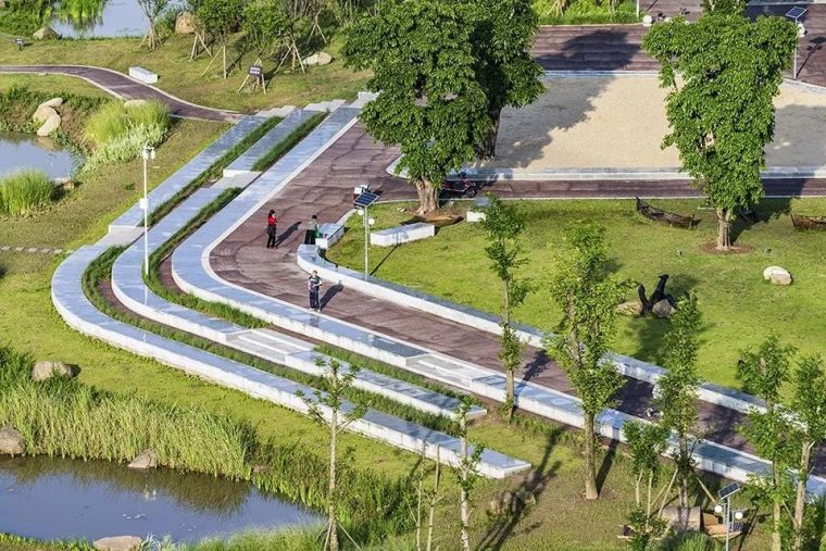 生态护坡景观设计资料下载-让城市滨水空间回归自然 - 重庆万州长江二桥滨水生态公园景观设