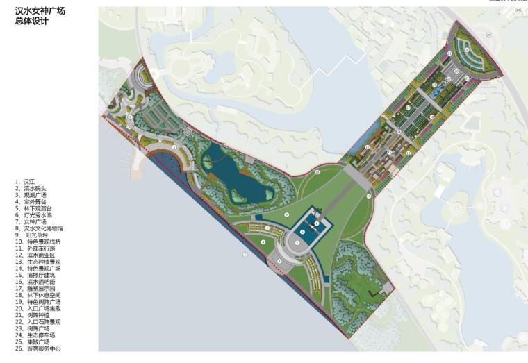 [湖北]鱼梁洲中央生态公园概念性规划设计文本（PDF+216页）-总平面图