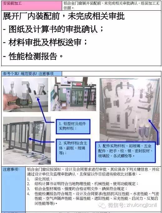 有图有真相，铝合金门窗安装施工准备质控要点全知道_7