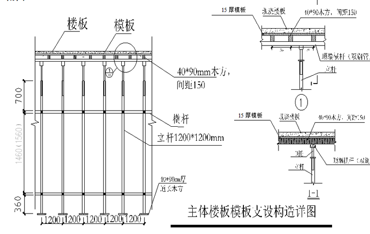 学校安装施工施工方案资料下载-学校建筑工程承插式支模架施工方案