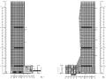 [中国]53层超高层玻璃幕墙企业办公楼CAD全套建筑结构风水电施工图纸