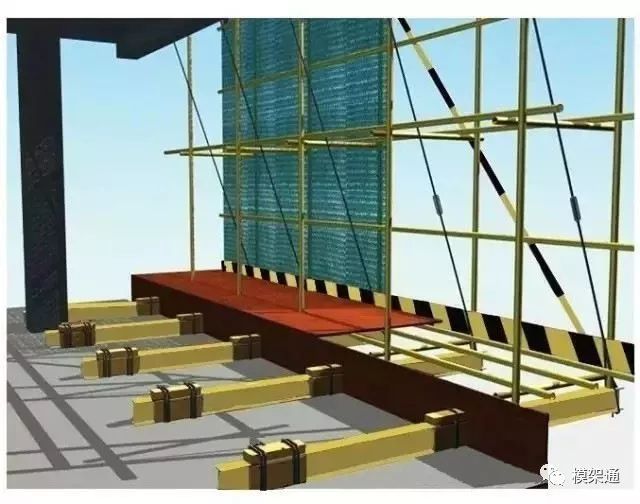 高层建筑采用这种悬挑架，可节约55%的工字钢用量_2