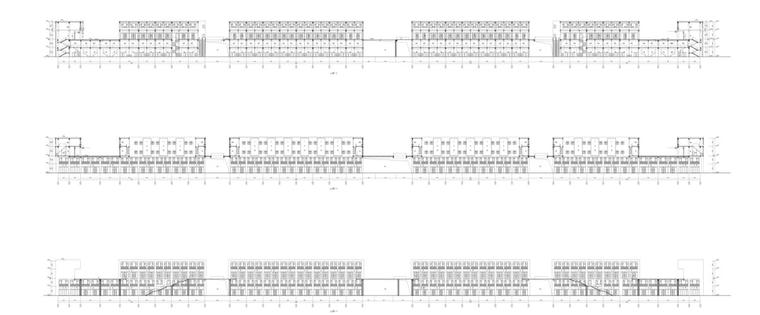 [河南]新欧式典雅商业综合体建筑设计方案文本-新欧式典雅商业综合体建筑剖面图