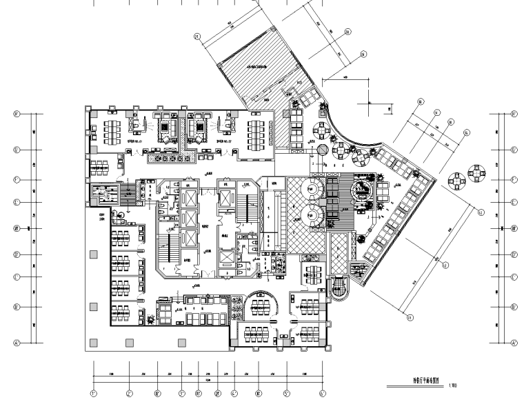 星巴克咖啡尺寸资料下载-[四川]重庆某咖啡厅装修施工图及效果图