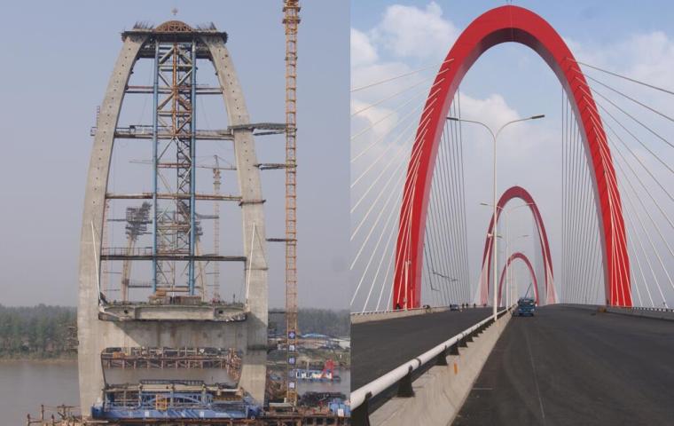施工质量汇报PPT资料下载-[安徽]长江公路大桥工程施工及质量情况汇报PPT