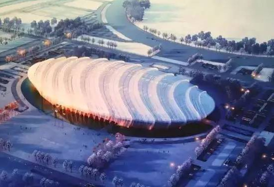 2019建筑竞赛资料下载-2022年北京冬奥会竞赛场馆之一：“冰丝带”国家速滑馆
