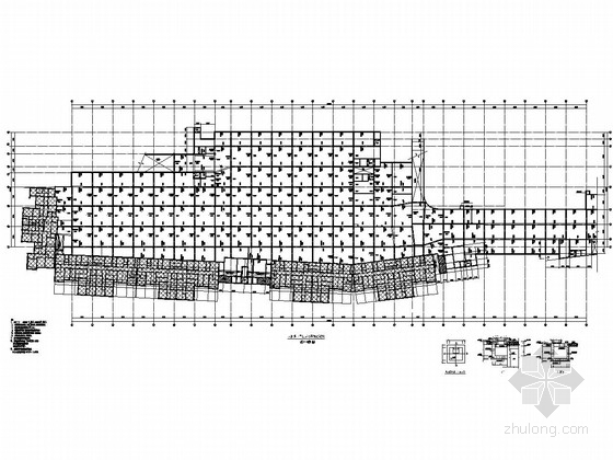 两室两厅式住宅施工图资料下载-[山东]地下一层框架结构全埋式地下室结构施工图