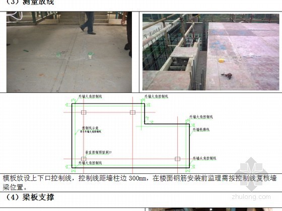 [天津]框剪结构综合教学楼施工组织设计（265页）-测量放线 