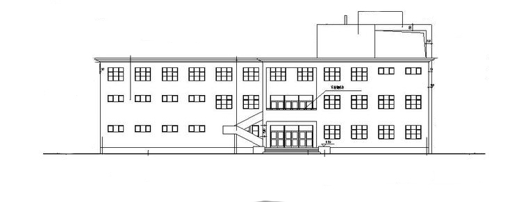 建筑设计会所方案资料下载-洗浴中心会所建筑设计方案初设图CAD