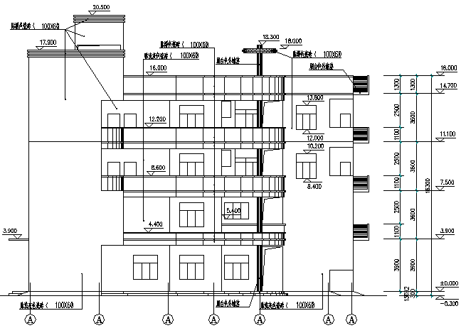 深圳甲级卫院框架结构施工图（CAD，27张）_4