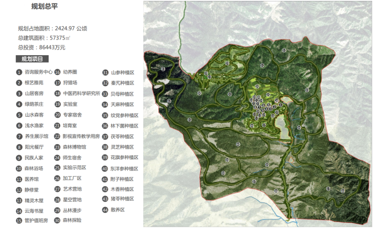 工业示范基地规划资料下载-[云南]国家级林下中药材示范基地景观规划设计方案