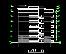 某中学高中教学楼建筑施工图