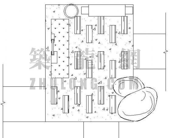 屋顶休息区施工图资料下载-休息平台施工图（三）