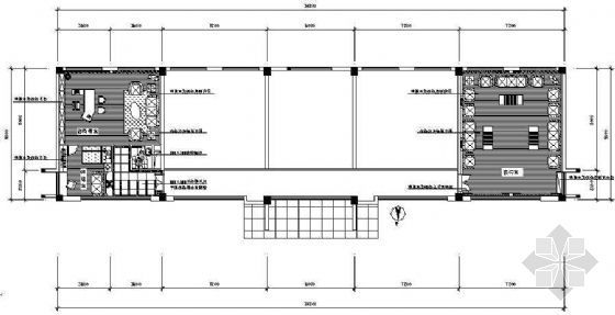 二层办公食堂设计资料下载-某二层办公楼装修