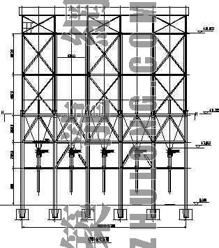钢料仓施工图解释资料下载-钢料仓结构图