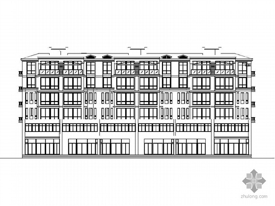砖混板式住宅资料下载-[鹤壁]某六层砖混结构住宅楼建筑施工图