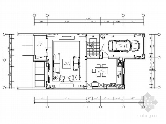 三层双拼别墅CAD资料下载-[吉林]唯一纯墅区简欧风格三层双拼别墅装修施工图（含效果）