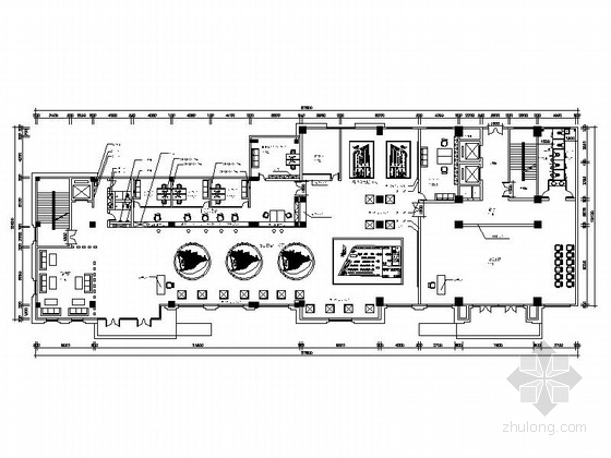 生产服务综合楼建筑施工图资料下载-[江西]房产交易中心现代服务综合楼装修施工图（含效果）