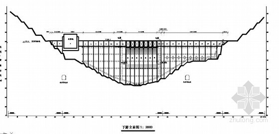 重力坝设计cad图资料下载-水利水电工程全套毕业设计（碾压砼重力坝设计）