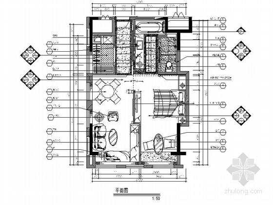 重庆酒店室内设计方案资料下载-[重庆]某现代高档酒店客房室内设计装修图