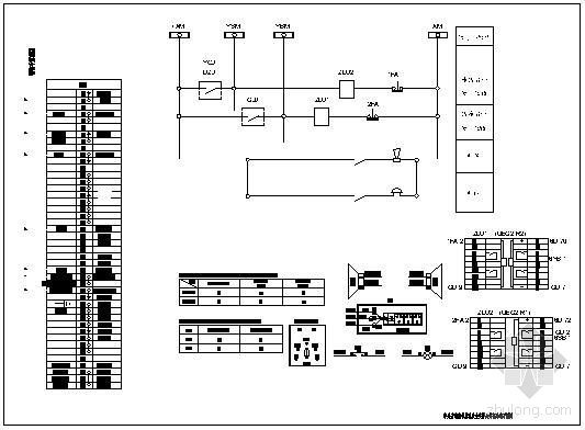 主变端子箱电气图资料下载-中央音响信号原理及主变屏公共部分端子排图