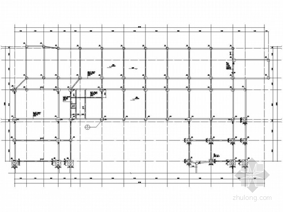 电梯井配筋构造图资料下载-重庆某大学五层框架结构特教施工图（含建筑图）