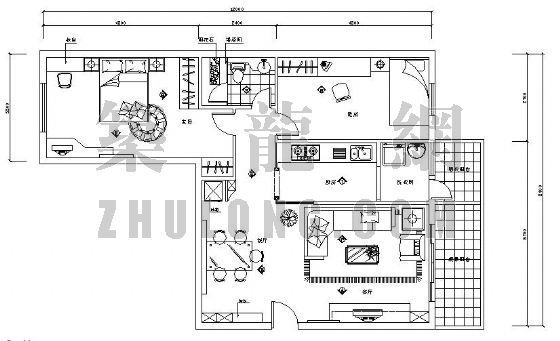 一居室小户型装修方案资料下载-二居室小户型家居装修图
