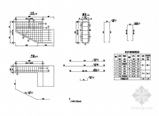 耳墙钢筋构造资料下载-2×8米钢筋混凝土空心板桥台耳墙钢筋构造节点详图设计