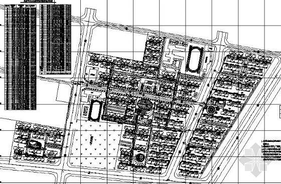 市政一次网供热管网施工图资料下载-某小区室外供热管网图
