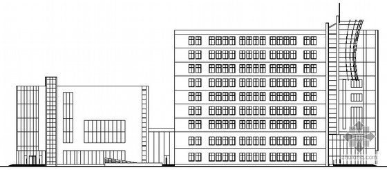 十层商场办公综合楼资料下载-[北京]某良乡十层综合楼建筑施工图