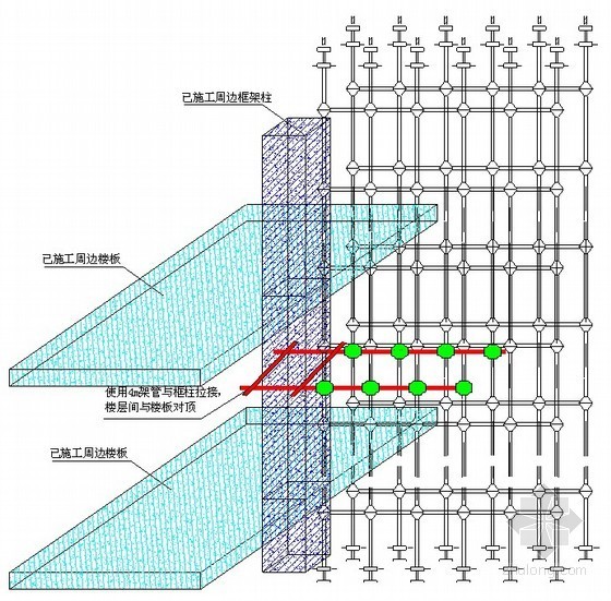6m跨度的结构梁资料下载-[吉林]办公楼大跨度梁高支模施工方案(24.3m)