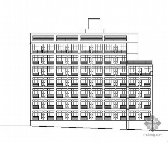 学生宿舍公寓建筑设计资料下载-某著名大学二期学生宿舍设计方案及施工图(有效果图)