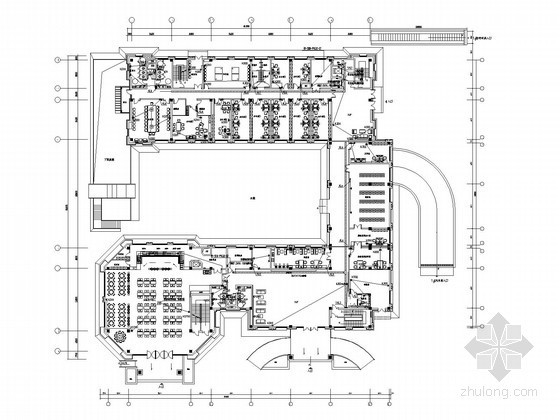 日式室内设计立面图资料下载-[浙江]研发科技城强电系统施工图纸（含建筑立面图）