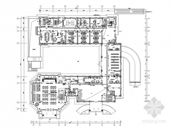 建筑立面照明施工说明资料下载-[浙江]研发科技城强电系统施工图纸（含建筑立面图）