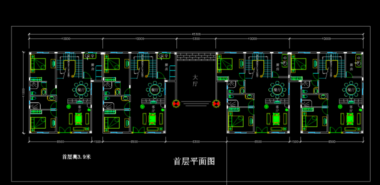 农家院方案资料下载-兄弟型小农家住宅施工图