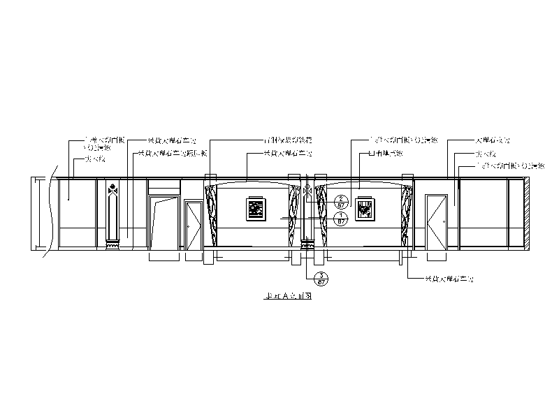 某经典ktv设计cad施工图立面图