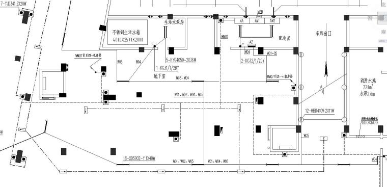 某高层商住楼全套施工图资料下载-某二类商住楼电气施工图