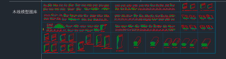 欧式线条CAD