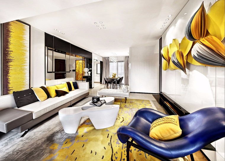 透着秋天幻想曲风格的住宅