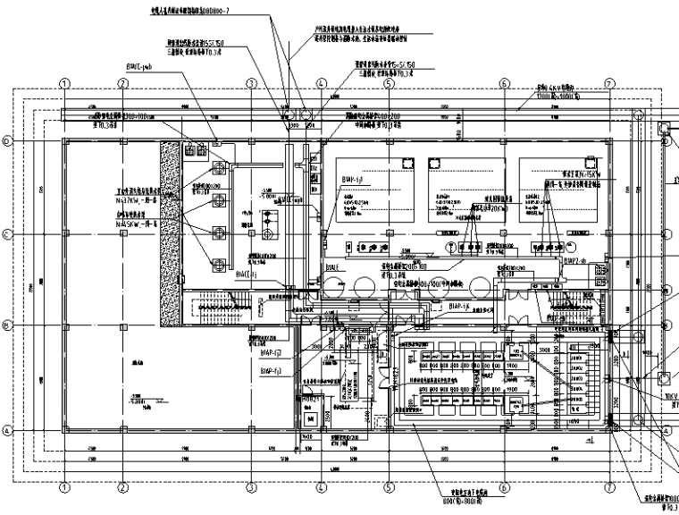 廊架地下结构图资料下载-2019六层住宅地下设备房电气图（全专业|设计院）